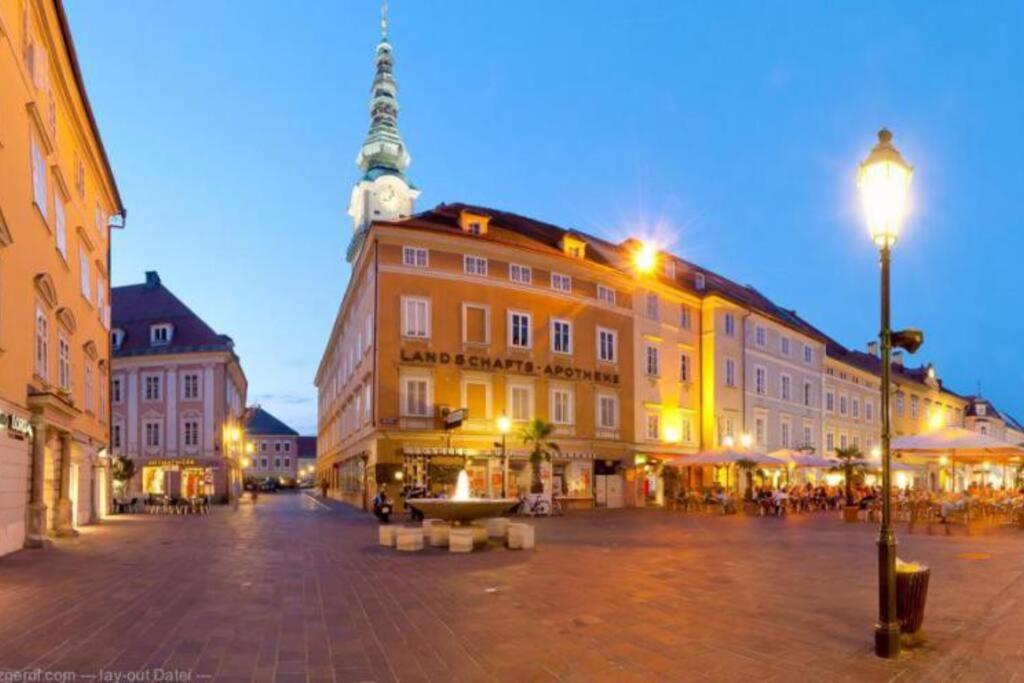 Moderne Innenstadtwohnung Klagenfurt Klagenfurt am Woerthersee Luaran gambar